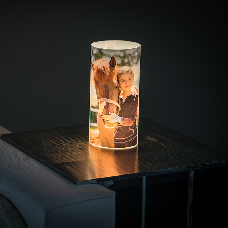 Lampe mit eigenem Foto