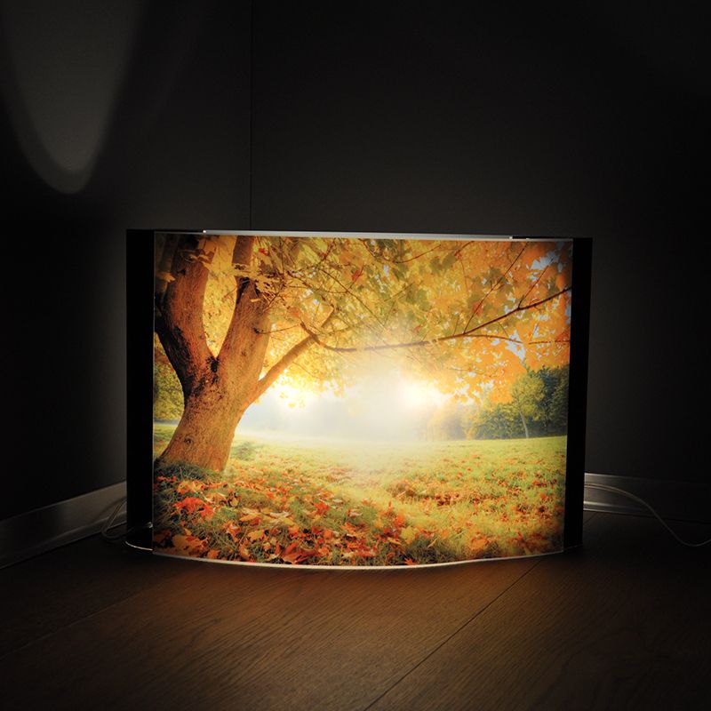 Nachtischlicht mit eigenem Foto